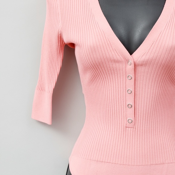 NWT 💘 ALC Pink Body Suit - Picture 2 of 7